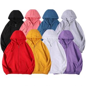 Sweat à capuche avec logo imprimé personnalisé de la meilleure qualité 100% coton à sublimation unie pour hommes - Product Image 1