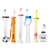 Gobelets de jardin en plastique avec couvercle et paille, verres à slush en PET, chaussons à bière en plastique