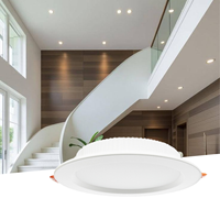 Downlights encastrés de qualité supérieure homologués Bis, 12W 15W 18W 24W, panneau LED SMD pour usage commercial