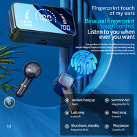 Écouteurs TWS à prix réduit avec affichage numérique LED miroir, étanches, avec fonction Power Bank pour 5.3, suppression du bruit, semi intra-auriculaires