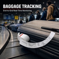 Etiqueta de Equipaje RFID UHF con Logotipo Personalizado para Seguimiento de Maletas de Aerolínea, EPC Gen2, PVC Impermeable, Etiqueta Inteligente para Bolsas de Viaje