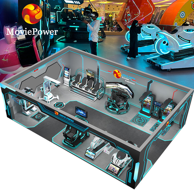 Indoor Playground 9D Virtual Reality Simulator VR Setup Game Room Gaming Equipment Arcade Game Machine VR Simulator