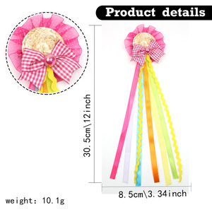 Accessori per Capelli Bestseller per il Festival del Raccolto Brasiliano: Cappelli di Paglia, Fermagli per Capelli, Nastri Colorati e Copricapi - Product Image 4