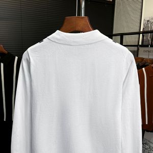 <span class=keywords><strong>Pull</strong></span> tricoté à <span class=keywords><strong>col</strong></span> polo rayé, demi-zip, manches longues, style « old money » pour <span class=keywords><strong>homme</strong></span>, vente en gros directe usine transfrontalière - Product Image 5