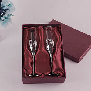 Sunyo Vente en gros de flûtes à <span class=keywords><strong>champagne</strong></span> personnalisées de luxe en cristal doré à long pied, flûtes à <span class=keywords><strong>champagne</strong></span> roses pour mariage - Product Image 5
