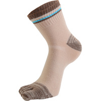 100% coton hiver orteil chaussettes hommes équipage rayé cinq doigts personnalisé orteil chaussettes