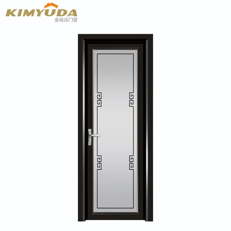 JYD factory direct aluminum glass cheap arch door bedroom Heat Insulation toilet door
