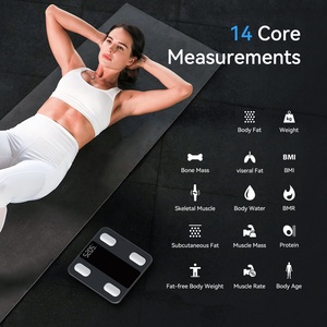 Báscula digital de grasa <span class=keywords><strong>corporal</strong></span> y IMC inteligente, sensor de <span class=keywords><strong>peso</strong></span> para el baño, báscula inteligente con batería, certificado RoHS, <span class=keywords><strong>peso</strong></span> máximo 180kg - Product Image 5