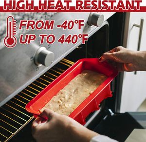 High Quality <b>Silicone</b> <b>Baking</b> Cake Mold Nonstick <b>Silicone</b> Bread Loaf Toast <b>Baking</b> Dishes Pan for Handmade Cakes Breads - Product Image 3