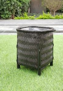 Cesta de Almacenamiento de Bambú Tejida a Mano al por Mayor con Forro y Asas, Cesto de Ropa Natural para Decoración del Hogar - Product Image 4