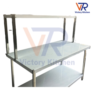 Étagère murale en acier inoxydable VCT VICTORY KITCHEN, vente flash, 1 niveau de rangement, 1200x300x750mm, capacité 300kg - Product Image 6