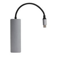 Adaptateur Hub USB VCOM 5 en 1, station d'accueil USB C pour synchronisation de données USB3.0 5 Gbps, charge d'alimentation OTG