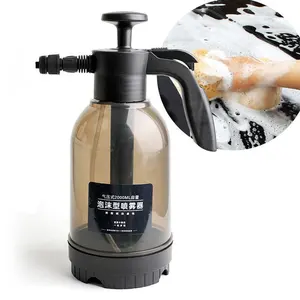 Manuel pompa kar köpük püskürtücü şişe 2L araba yıkama basınçlı sprey şişesi