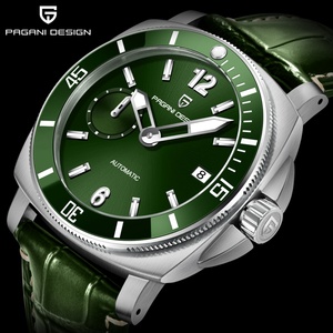 Montre Pagani Design PD-1820 pour homme, nouvelle, 43 mm, luxe, saphir, acier inoxydable, mécanique automatique, étanche 100 mètres - Product Image 1