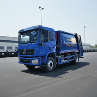 Nouveau camion compacteur hydraulique diesel manuel Shacman M3000 de 15 mètres cubes pour le transport urbain de déchets, modèle 2026