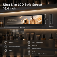 Pantalla LCD Inteligente Ultra Ancha para Señalización Digital en Estantes de Tiendas, Publicidad en Transporte, Restaurantes y Hoteles