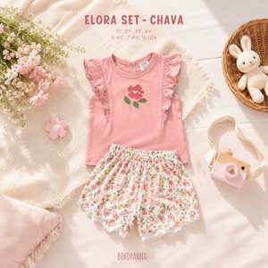 Tenue en coton pour filles offrant un confort flexible, une construction légère et un style tendance pour des moments ludiques toute saison. - Product Image 2