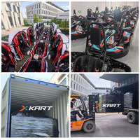 X-KART 40km/h GX160 5.5HP Go Karts a Gasolina para Niños
