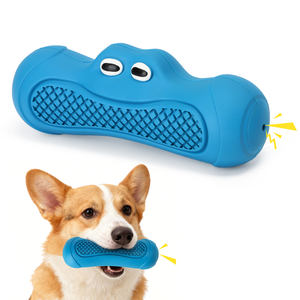 Fabrika özel BPA içermeyen doğal kauçuk dayanıklı çevre dostu Modern karikatür interaktif Pet köpek çiğnemek oyuncak top agresif için - Product Image 1