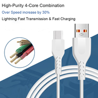 Cable de Carga USB Superrápido de Fábrica, Cable de Datos de Carga de Alta Velocidad Micro USB, 1M 2M, Cable Micro USB Duradero de Carga Rápida de 3A
