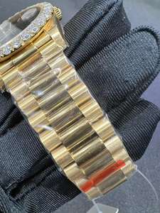 นาฬิกาจักรกลฝังเพชรโมอิสซาไนต์ VVS แบบสั่งทำพิเศษ คุณภาพสูง งานแฮนด์เมด รุ่นลิมิเต็ดอิดิชั่น สไตล์ฮิปฮอป - Product Image 3