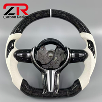 Volant de direction en fibre de carbone forgée personnalisé pour l'intérieur de la voiture, pour BMW F10 F20 F22 F23 F30 F32 F34 F36 F15 F16 F48 F01 F02