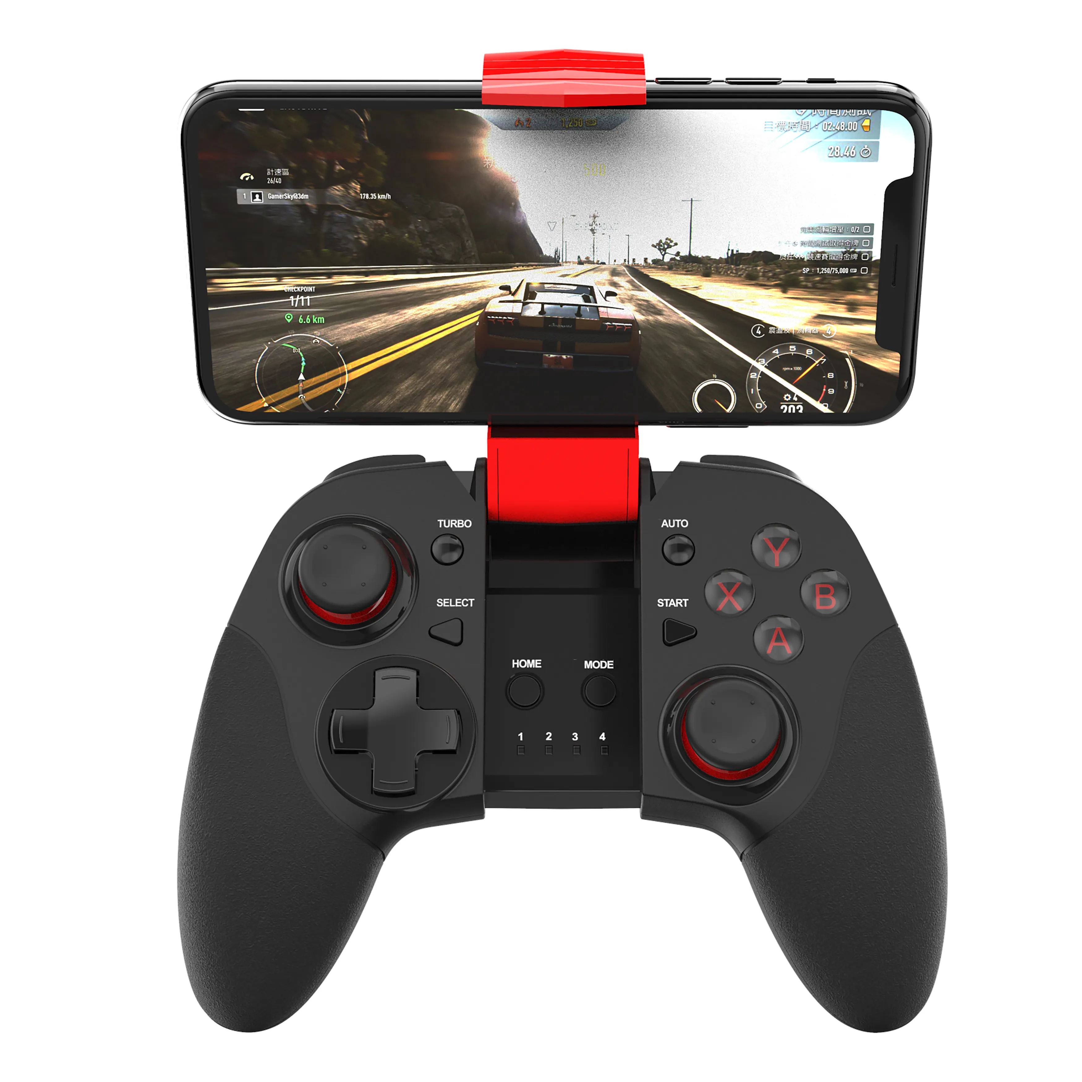 Hele Verkoop Draadloze Dual Trillingen Android Gamepad Voor Nintendo Switch PC-XBOX360 PS3 Mobiele Game Controller