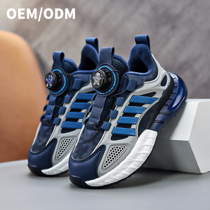 Personnalisé 2024 nouveaux styles garçons mi-grands enfants chaussures chaudes en coton avec doublure en peluche et dessus en cuir chaussures de sport pour enfants - Product Image 3
