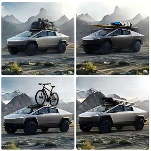 Barras Transversales para Techo de Cybertruck, Negras, Aerodinámicas, Barras Portaequipajes Superiores - Product Image 3