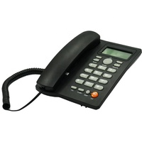 Chine Téléphone fixe mural d'identification de l'appelant Fabricant et prix d'usine Téléphone filaire à ligne unique avec haut-parleur fort