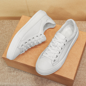Sneakers Basse in Pelle Minimaliste Classiche Casual Impermeabili con Lacci in Pelle Bovina di Prima Qualità Scarpe da Skate Personalizzate da <span class=keywords><strong>Uomo</strong></span> - Product Image 2