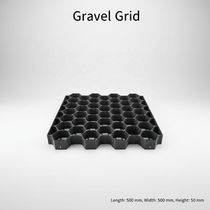 Meilleur prix pour grille de pavage en gravier emboîtable avec dimensions personnalisées 500*500, hauteur 40-60 mm, durable plus de 30 ans - Product Image 2