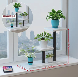 Supports métalliques pour plantes d'intérieur d'angle <span class=keywords><strong>de</strong></span> balcon - Product Image 6