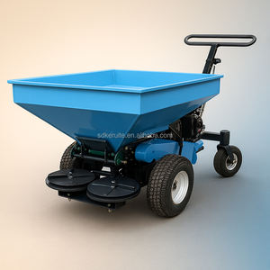 Chariot d'épandage d'<span class=keywords><strong>engrais</strong></span> de <span class=keywords><strong>pelouse</strong></span> à essence automoteur avec grande trémie <span class=keywords><strong>pour</strong></span> le transport d'<span class=keywords><strong>engrais</strong></span> et de jardin - Product Image 3