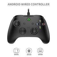 Controlador de juego con cable de doble vibración para PS3 Android PC X-Input D-input TVbox Steam Gamepad
