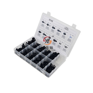 242 pièces Assortiment de Clips pour <span class=keywords><strong>carrosserie</strong></span> automobile, Clips pour voiture, <span class=keywords><strong>fixation</strong></span> en plastique HE08 - Product Image 3