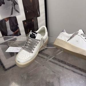 Chaussures Rétro Effet Vieilli pour Femme, Chaussures de Sport Plates en Cuir Effet Vieilli avec Étoiles pour Homme, Semelle Intérieure Rehaussante à Cinq Branches en Forme d'Étoile - Product Image 6