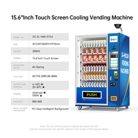 Distributeur automatique de boissons et de snacks Zhigou Tech avec code QR, carte de crédit, jeton, fonctionnalités SDK, gestion cloud pour centre commercial