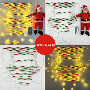 Wholesale 1.7m 3m Santa Climb LED <b>String</b> Christmas <b>Lights</b> <b>Outdoor</b> <b>Light</b> Display Ladder <b>String</b> with Remote Control - Product Image 6