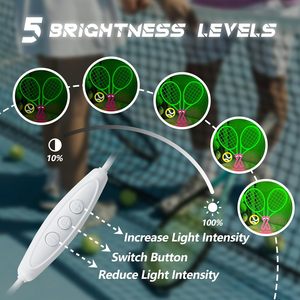 Tennis Letreros Neon LED indoor hanging ambient light shop <b>sign</b> wall decoration light entrance indicator light luminous <b>sign</b> - Product Image 2