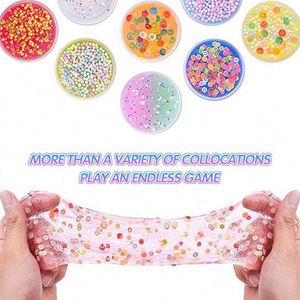 Offre Spéciale coloré galaxie licorne caca Slime Kit Super Cool éducatif bricolage pâte à modeler breloques paillettes accessoires enfants popularité - Product Image 4