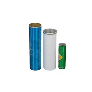 Effervescent tablets aluminum tube with desiccant in cap label offset printing custom color