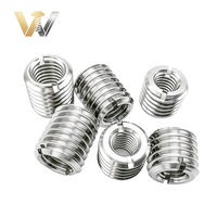 Custom Stainless Steel Inch Thread Inserts ISO Standard Inside and Outside Threaded Bushing Screw Fully Threaded Right Hand