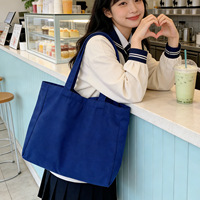 Sac fourre-tout en toile solide grande capacité pour femme, sac de shopping à bandoulière, sac en toile vierge personnalisable avec bouton-pression OEM ODM