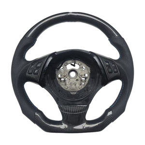 Nuevo Volante Deportivo M de Fibra de Carbono y Cuero para BMW E90, Material de Cuero de Alta Calidad - Product Image 1