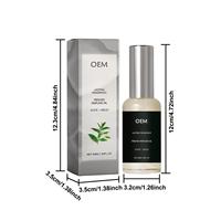 Huile de parfum au thé vert OEM 50ml, parfum frais et léger longue durée, brume luxueuse pour cheveux et corps, personnalisation de la marque privée