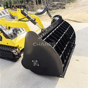 Bucket <span class=keywords><strong>Mixer</strong></span> Beton untuk Mini Skid Steer Loader, <span class=keywords><strong>Mixer</strong></span> Bucket dengan Ukuran Hitch Umum yang Cocok untuk Dingo Kanga Toro Vermeer - Product Image 2