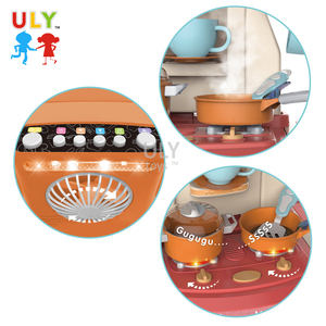 Ensemble de jeu de <span class=keywords><strong>cuisine</strong></span> et de nourriture en plastique le plus vendu pour les enfants Jeux de <span class=keywords><strong>cuisine</strong></span> populaires avec fonction d'éclairage pour les filles - Product Image 4