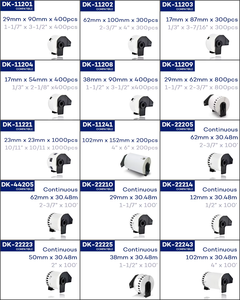Etiquetas Térmicas Continuas DK22205 Compatibles con Impresoras <span class=keywords><strong>Brother</strong></span> QL, Etiquetas de Dirección de Envío Resistentes al Agua al por Mayor para Logística - Product Image 5