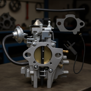 Carburateur électrique à starter C33766071, 1 barillet, 4,9 L, 300 Cu, compatible avec Ford F100 F150 F250 F350 E100 E150 E250 - Product Image 2